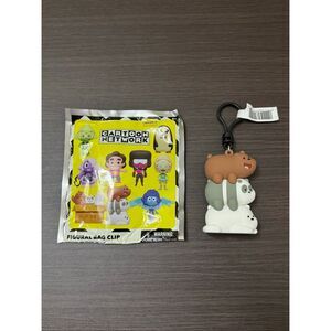 Cartoon Network We Bare Bears Series 1 Bag Clip - Grizz, Panda & Ice Bear